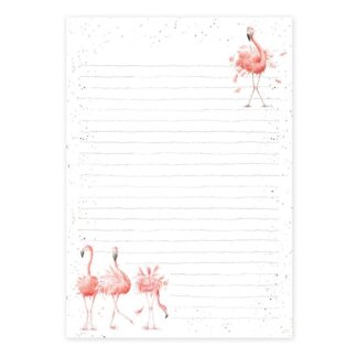 Wrendale Designs 'Flamingos' Jotter Pad