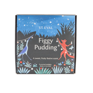St Eval Figgy Pudding Scented Christmas Tealights