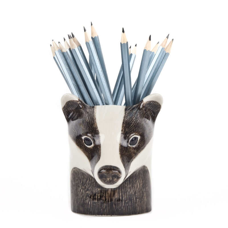 Quail Ceramics Badger Pencil Pot