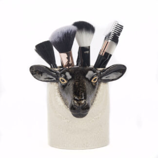 Quail Ceramics Black Faced Suffolk Sheep Pencil Pot